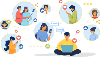 Social media marketing services by RVK Digital Marketing Solutions to increase brand engagement and reach in Madurai